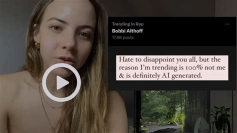 watch bobbi althoff ai video